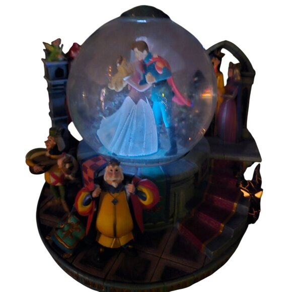 Disney Sleeping Beauty 40th Anniversary Musical Light Up Snow Globe 1999 Vtg - Picture 3 of 14